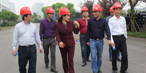 區(qū)人大、區(qū)工信局領(lǐng)導蒞臨天卓指導民營工業(yè)企業(yè)發(fā)展